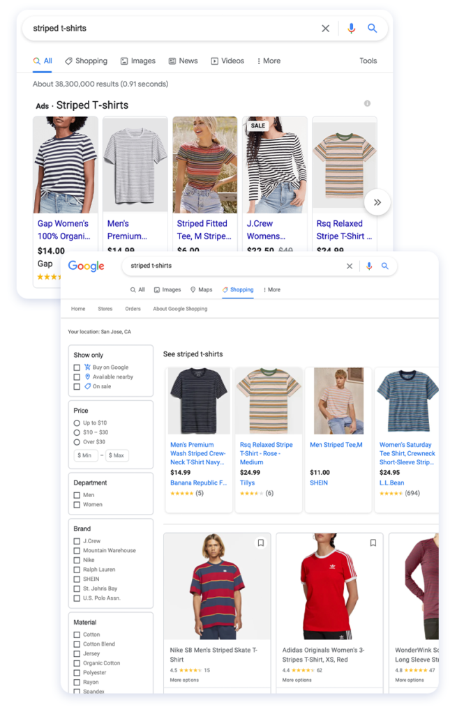 Google Shopping Ad images  