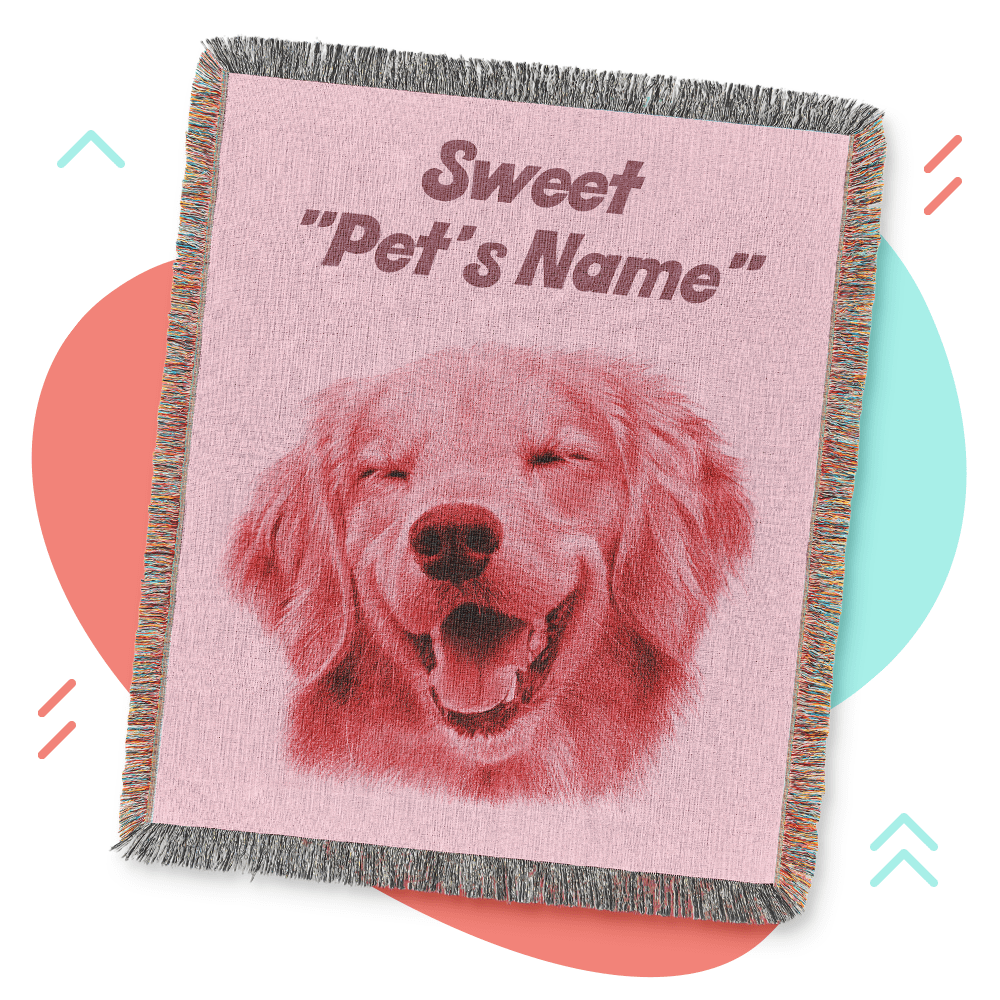 Personalized pet blanket