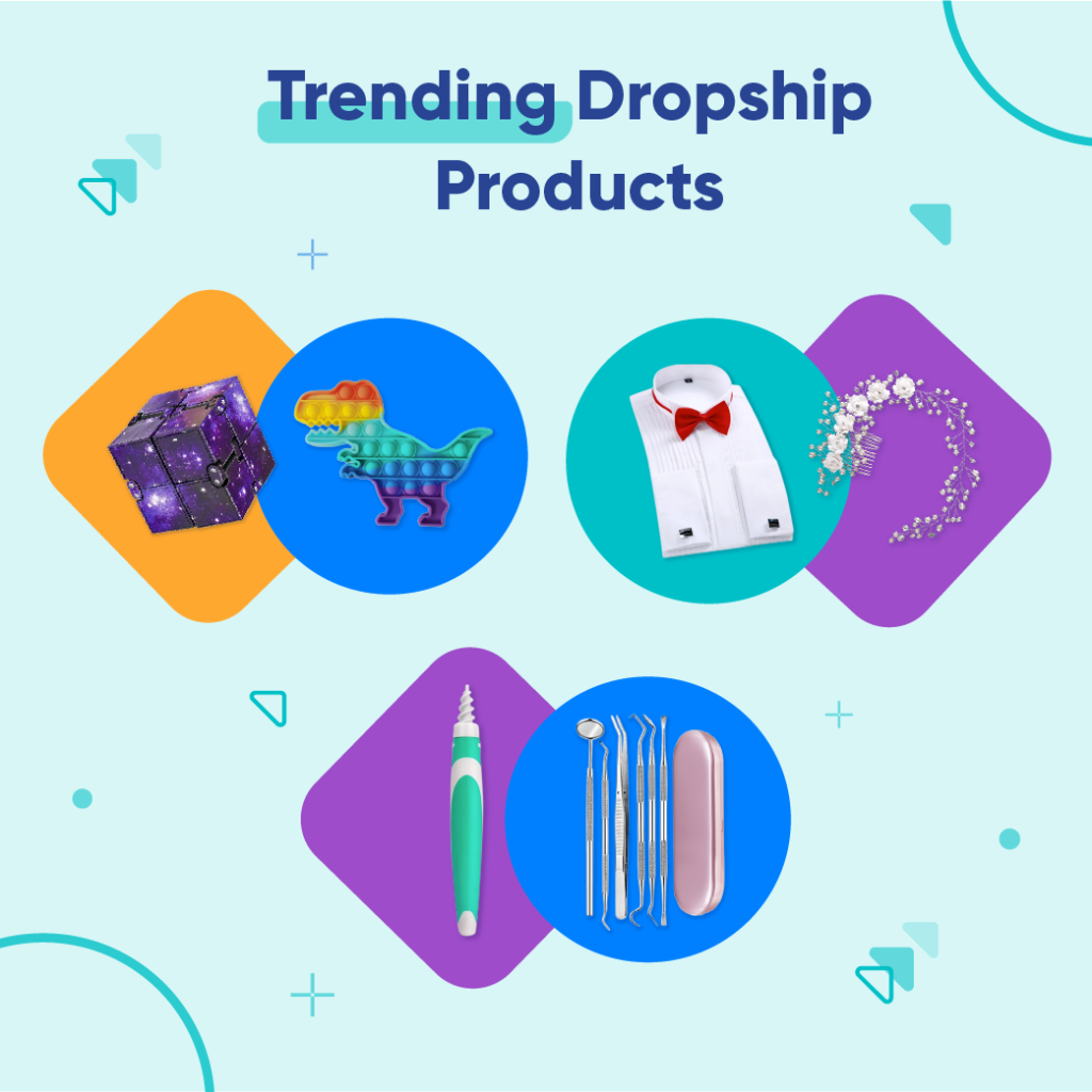 Picture showing toys and other niche products for dropshipping